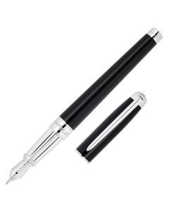 S.T. Dupont Line D Eternity Black Palladium Large Fountain Pen