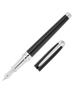S.T. Dupont Line D Eternity Black Palladium Medium Fountain Pen