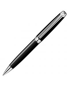 Caran d'Ache Léman Black Ebony Rhodium Ballpoint Pen