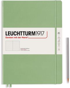 Leuchtturm1917 Notebook Master Slim (A4+) Hardcover Sage Dotted