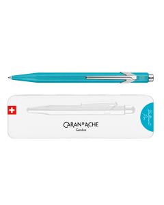 Caran d'Ache 849 Colormat-X Turquoise Ballpoint Pen