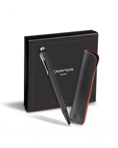 Caran d'Ache Ecridor Racing Ballpoint Pen & Leather Case