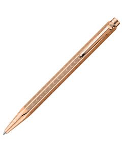 Caran d'Ache Ecridor Chevron Rose Gold Ballpoint Pen