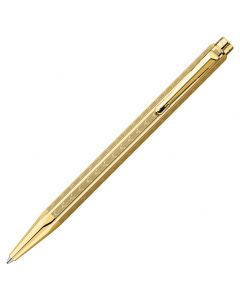 Caran d'Ache Ecridor Chevron Gold Ballpoint Pen