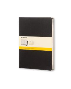 Moleskine Cahiers Collection XL Black Soft Cover Squared