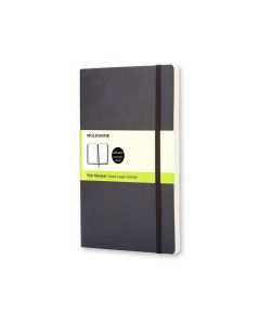 Moleskine Classic Large Notebook Black Soft Cover Plain