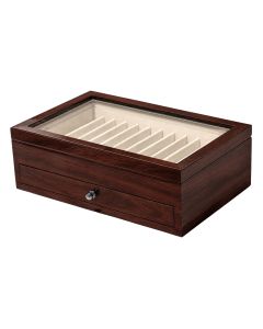 Elroth Pen Box for 24 Pens Walnut Brown