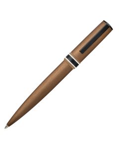 Hugo Boss Arche Brushed Ring Camel Ballpoint Pen