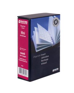 Succes Mini Week on 2 Pages Diary BOX 2027