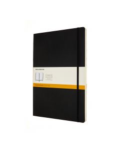 Moleskine Classic A4 Notebook Black Soft Cover Ruled