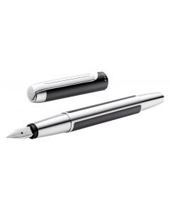 Pelikan Pura Anthracite Silver Fountain Pen