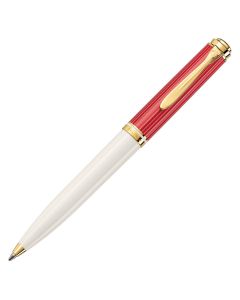 Pelikan Souverän 600 Red-White Ballpoint Pen