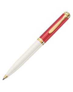 Pelikan Souverän 600 Red-White Ballpoint Pen