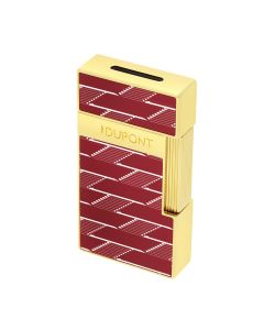 S.T. Dupont Biggy Mongram 1872 Burgundy Lacquer Lighter
