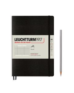 Leuchtturm1917 Notebook Softocver Medium Black Squared