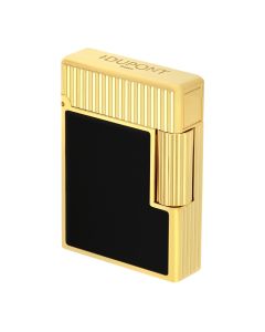 S.T. Dupont Ligne 1 Lacquer Black Gold Lighter