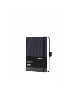 Sigel Conceptum 2027 Daily Planner A6 Black Hard Cover