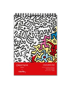 Caran d'Ache x Keith Haring A5 Coloring Pad Special Edition 