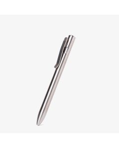Tactile Turn Clip Action Machined Titanium Short Ballpoint Pen