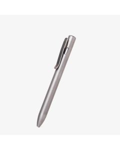 Tactile Turn Clip Action Stonewashed Titanium Short Ballpoint Pen