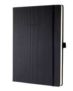 Sigel Conceptum Pure Notebook A4 Black Hard Cover Ruled