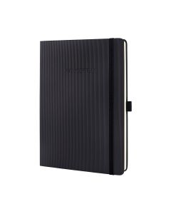 Sigel Conceptum Pure Notebook A5+ Black Hard Cover Ruled
