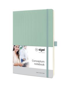 Sigel Conceptum Pure Notebook Ca. A4 Mint Green Soft Cover Ruled