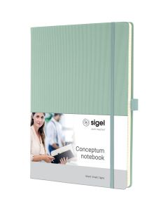 Sigel Conceptum Pure Notebook A4 Mint Green Hard Cover Ruled