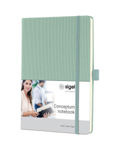 Sigel Conceptum Pure Notebook A5 Mint Green Hard Cover Ruled