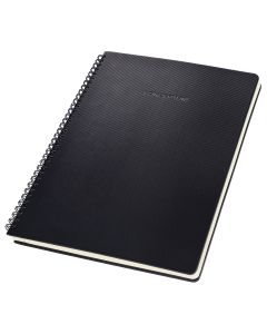 Sigel Conceptum Spiral Notepad A4+ Black Hard Cover Lined
