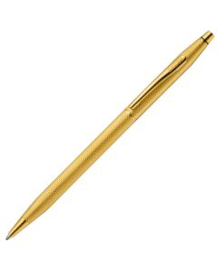 Cross Classic Century 23KT Gold Plated Engraved Diamond Pattern Ballpoint Pen