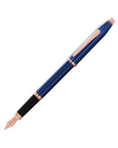 Cross Classic Century II Translucent Cobalt Blue Lacquer Fountain Pen