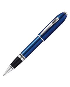 Peerless 125 Quart Blue Lacquer Rollerball Pen