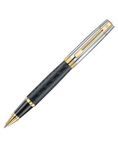 Sheaffer 300 Engraved Black with Chrome Rollerball Pen