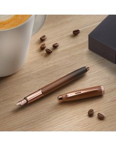 Sheaffer 100 Coffee Edition with Regal Brown PVD Trims Fountain Pen