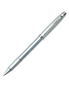 Sheaffer 100 Brushed Chrome with Nickel Plated Trim Rollerball Pen