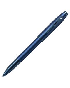 Sheaffer 100 Satin Blue with PVD Blue Trim Rollerball Pen