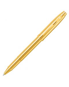 Sheaffer 100 Glossy Gold PVD with PVD Gold Trim Rollerball Pen