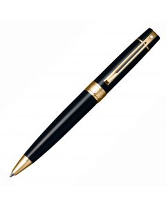 Sheaffer 300 Glossy Black Gold Trim Ballpoint Pen