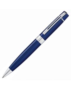 Sheaffer 300 Glossy Blue Chrome Trim Ballpoint Pen