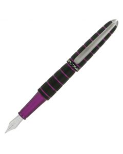 Diplomat Elox Matrick Black Purple Fountain Pen