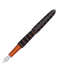 Diplomat Elox Ring Black Orange Fountain Pen
