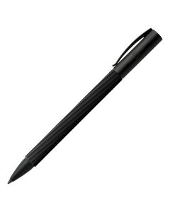 Faber-Castell Ambition Italic Obsidian Black Ballpoint Pen