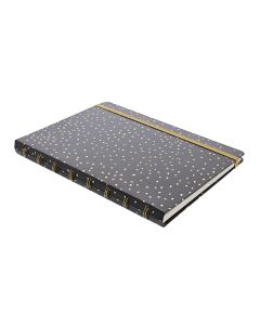 Filofax Notebook A5 Confetti Charcoal