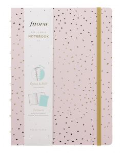 Filofax Notebook A5 Confetti Rose Quartz