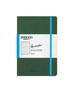 ENDLESS Recorder Notebook Forest Canopy Ruled