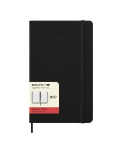 Moleskine Large Diary 2027 Daily Planner Black Hard Cover