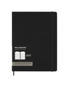 Moleskine XL Diary 2027 Professional Planner Black Soft Cover