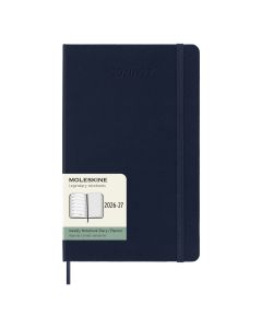 Moleskine Large Diary 18 months Week + Notes 2026-2027 Sapphire Hard Cover