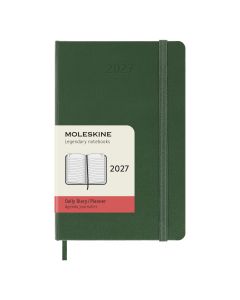Moleskine Pocket Diary 2027 Daily Planner Myrtle Green Hard Cover